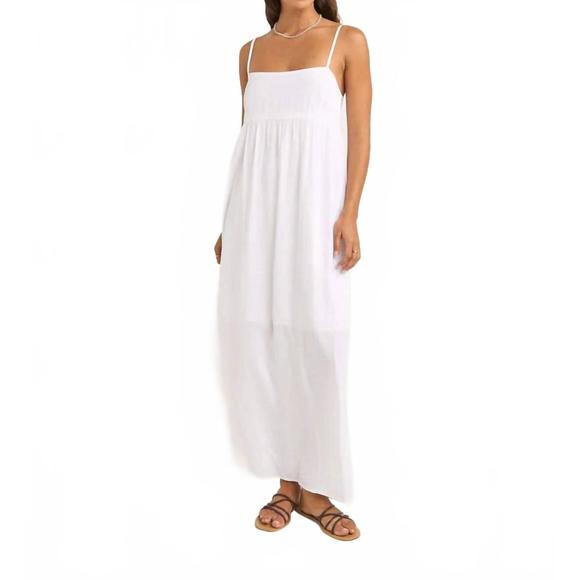 NEW RHYTHM. suki maxi dress in white - Picture 1 of 4